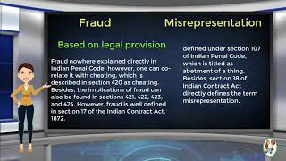 What is Difference Between Fraud amp Misrepresentation [upl. by Leizar561]