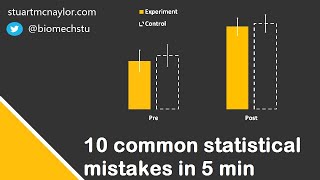 Ten Statistical Mistakes in 5 Min [upl. by Kazimir628]