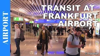 TRANSIT WALK AT FRANKFURT Airport FRA Terminal 1  Connection Flight Transfer Arriving amp Departing [upl. by Connett]